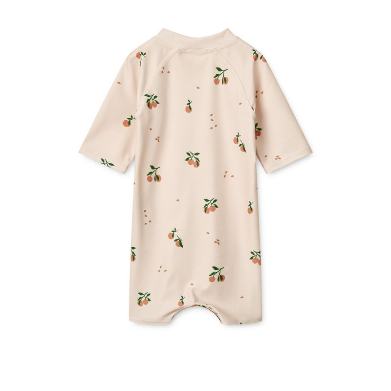 Liewood Thor Baby Swim Jumpsuit - Peach / Sea shell - SWIMSUIT