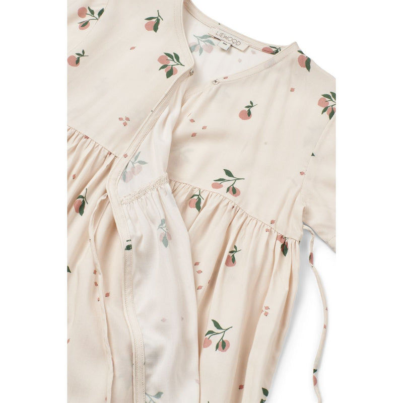 Liewood Cleo Shortsleeve Wrap Dress - Peach / Sea shell - DRESS