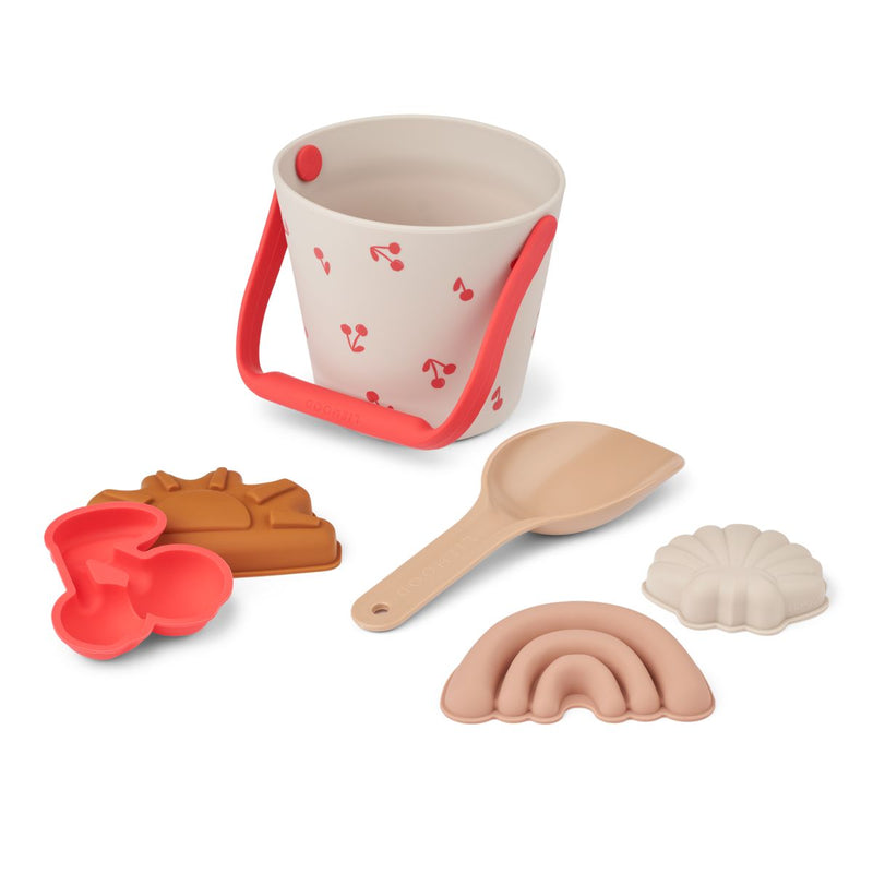 Liewood Gilma Cherry Beach Set - Cherries / Sandy - SAND TOYS