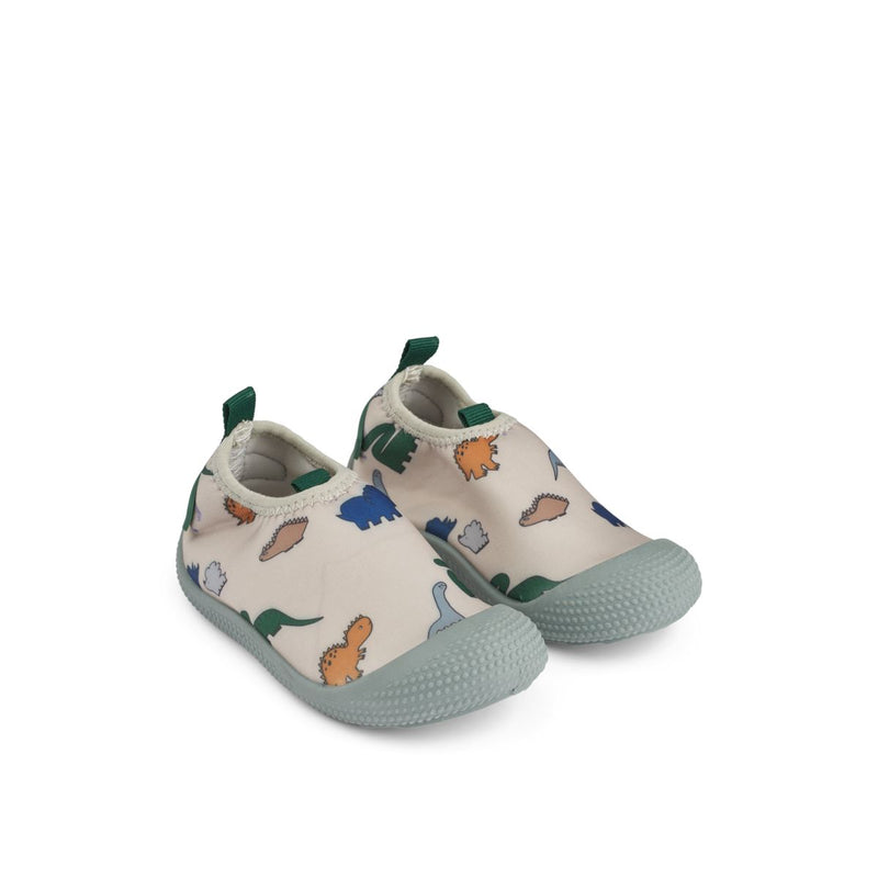 Liewood Sanjia Sea Shoes - Dinosaurs / Mist - SWIM SHOE