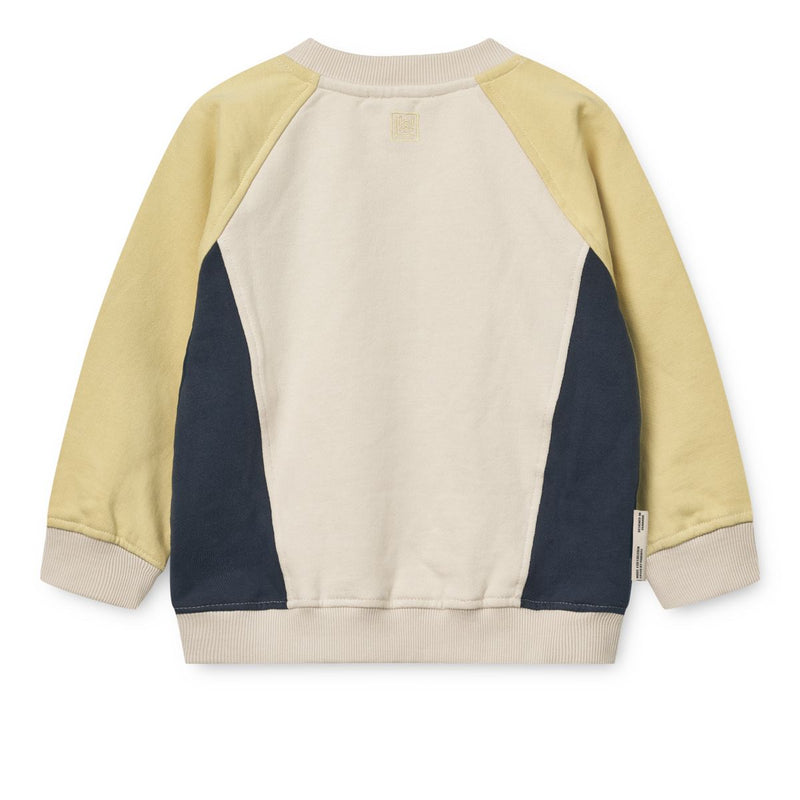 Liewood Aude Placement Sweatshirt - Circus lion / Sandy - SWEATSHIRT