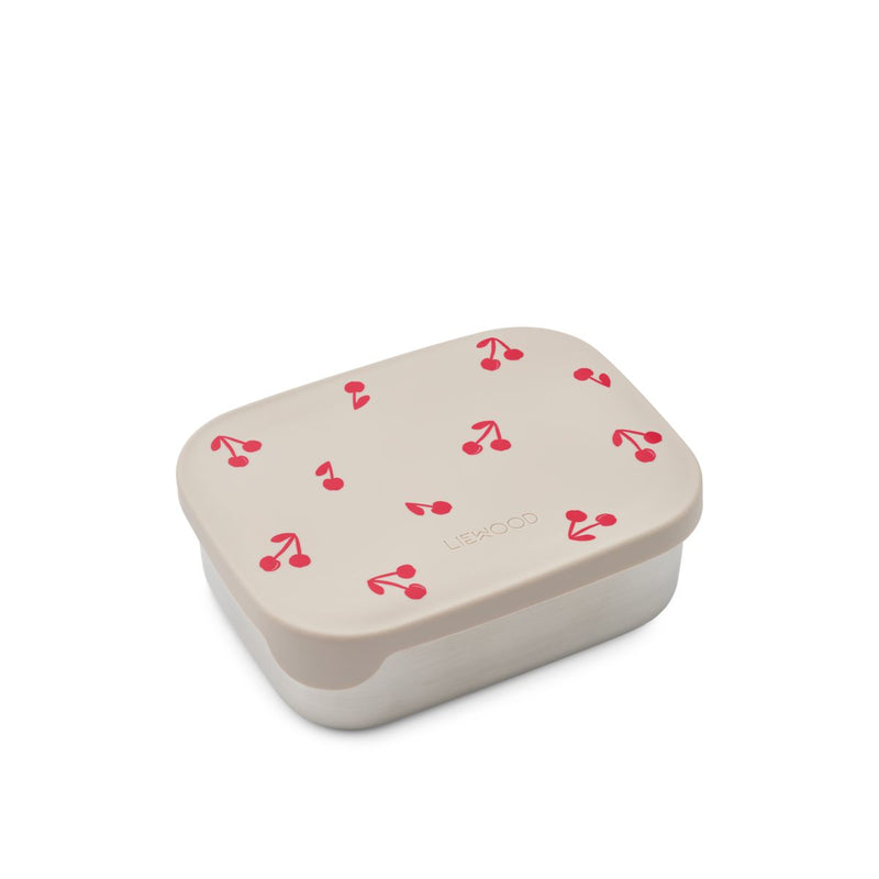 Liewood Arthur Printed Lunch Box - Cherries / Sandy - LUNCHBOX