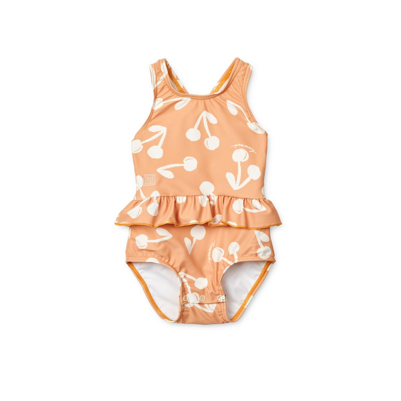 Liewood Amina Print Baby Swimsuit - Cherry blossom / Light apricot - SWIMSUIT