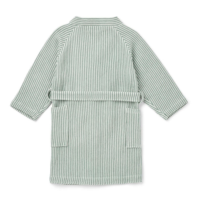 Liewood Bertha Bathrobe - Y/D stripe Peppermint / Creme de la creme - BATHROBE / PONCHO