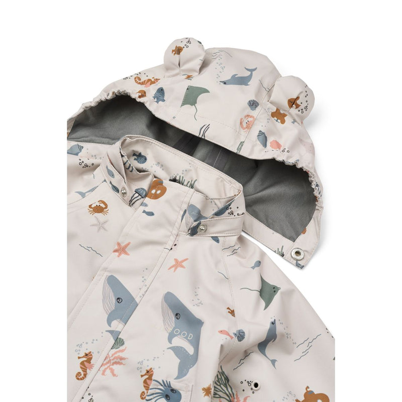 Liewood Manu Rainwear Set - Sea creature / Sandy - SET