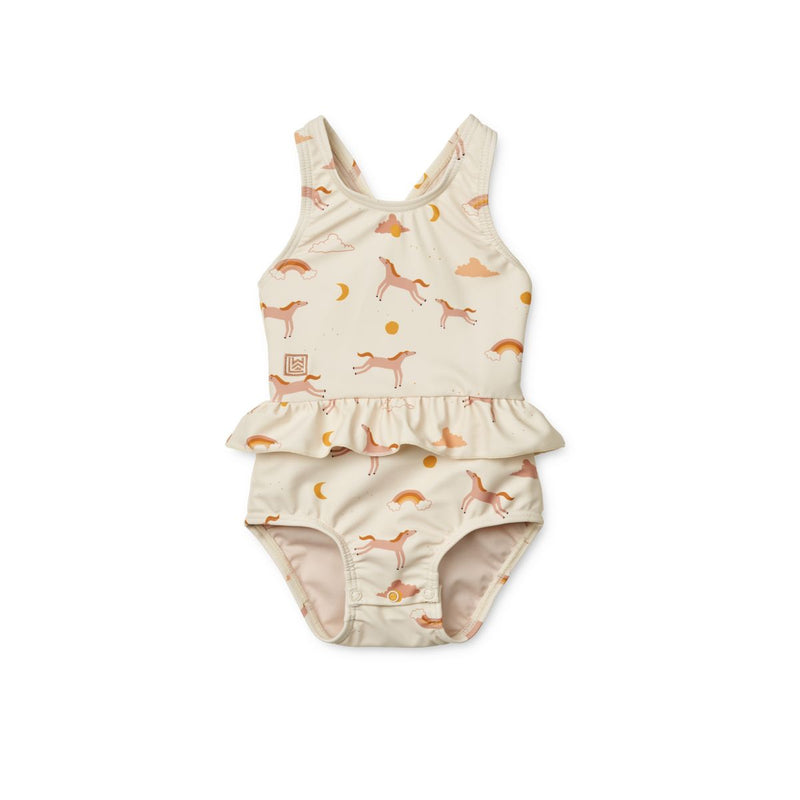 Liewood Amina Print Baby Swimsuit - Dream / Ecru - SWIMSUIT