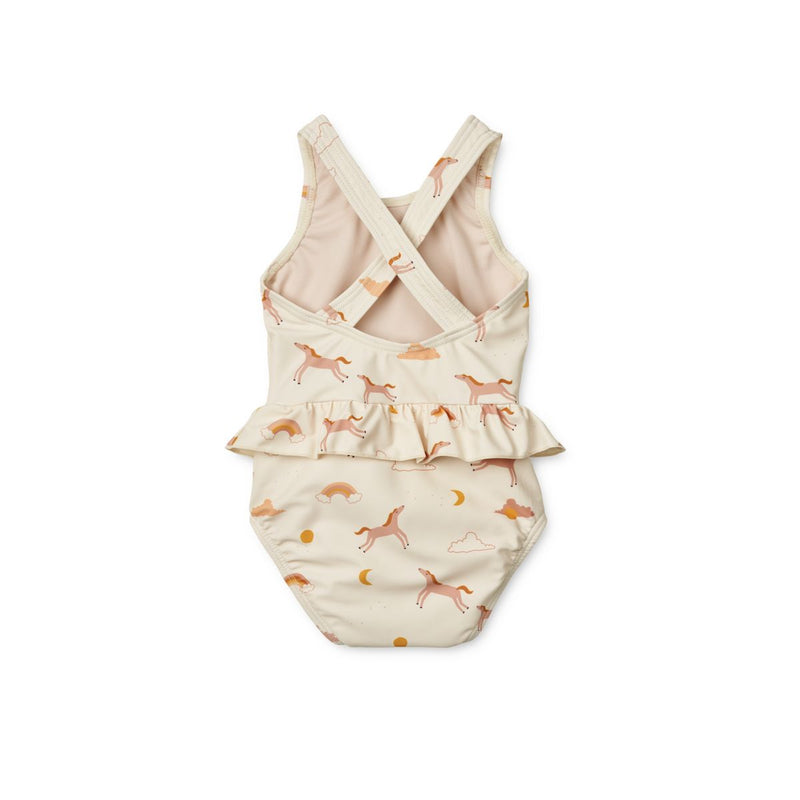 Liewood Amina Print Baby Swimsuit - Dream / Ecru - SWIMSUIT