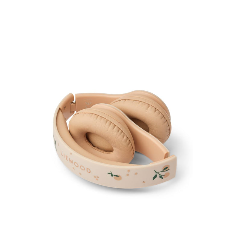 Liewood Quinn Wireless Headphones - Peach / Sea shell - MUSIC INTRUMENT