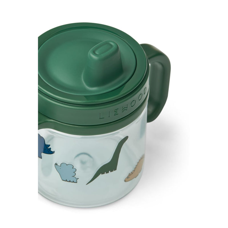 Liewood Kylo Tritan Sippy Cup 280 ml. - Dinosaurs / Mist - CUP