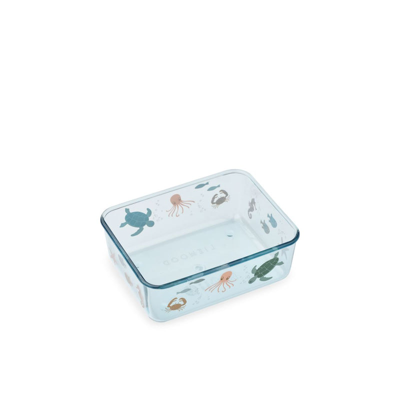 Liewood Ako Tritan Snack Box - Sea creature / Sandy - SNACKBOX