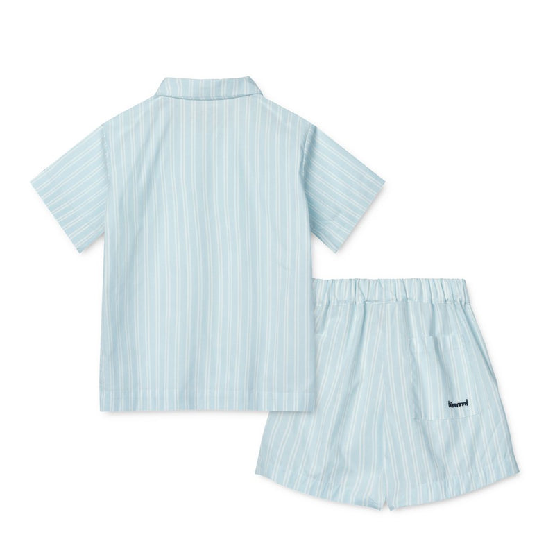 Liewood Leona Stripe Set - Y/D stripe Pure sky / Creme de la creme - SHORTS