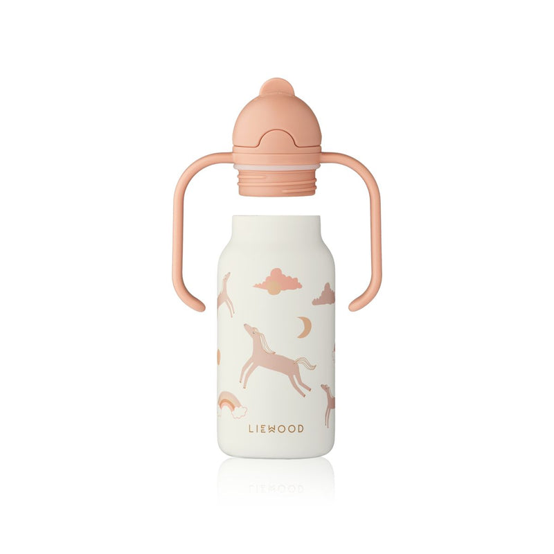 Liewood Kimmie Printed Bottle 250 Ml - Dream / Ecru - WATER BOTTLE