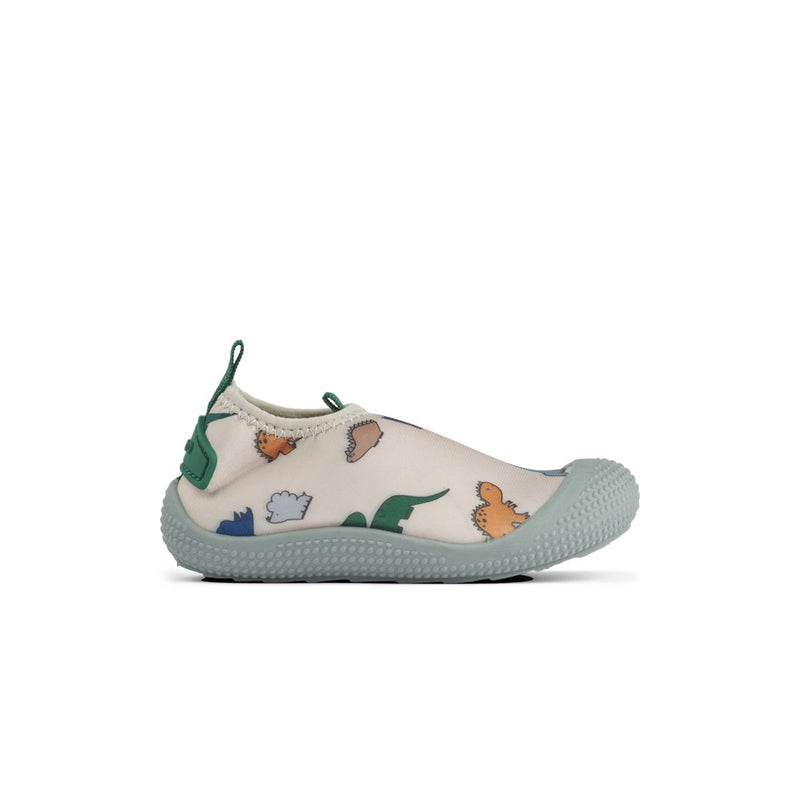 Liewood Sanjia Sea Shoes - Dinosaurs / Mist - SWIM SHOE