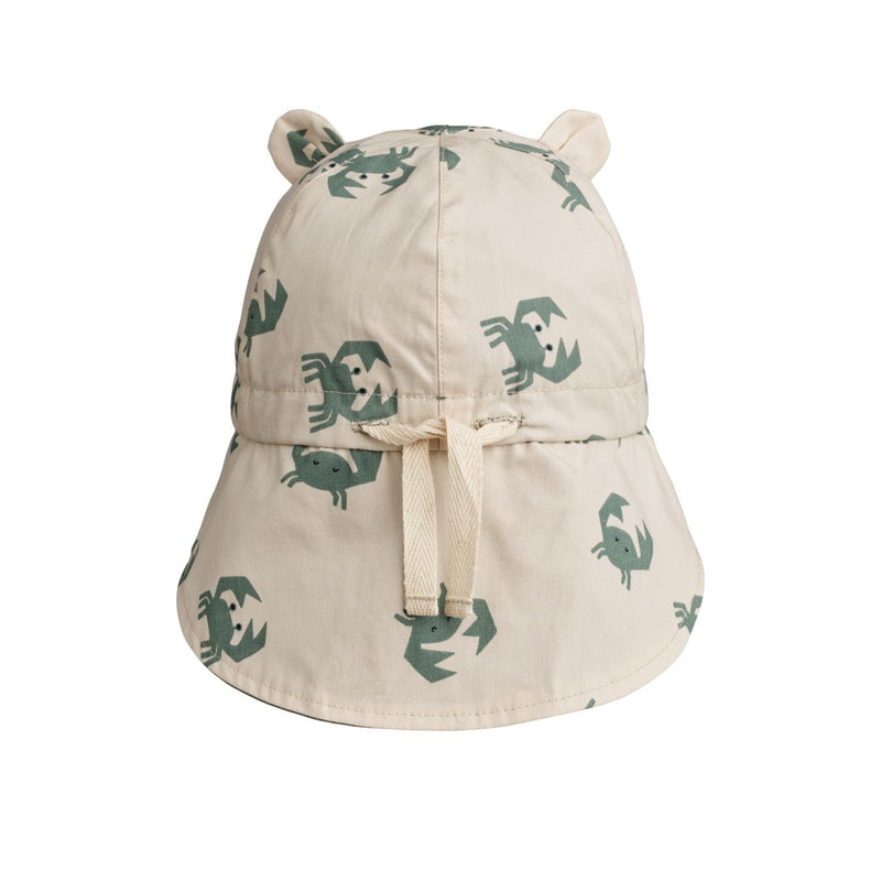 Liewood Gorm Reversible Sun Hat - Crab Sandy / Pepppermint - HATS/CAP