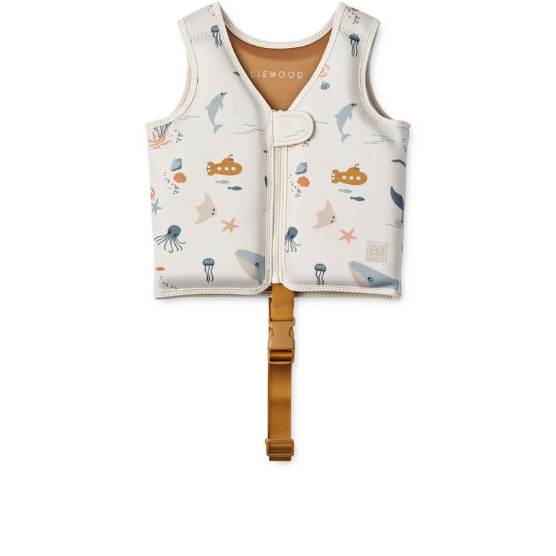 Liewood Dove Swim Vest - Sea creature / Sandy - SWIM VEST