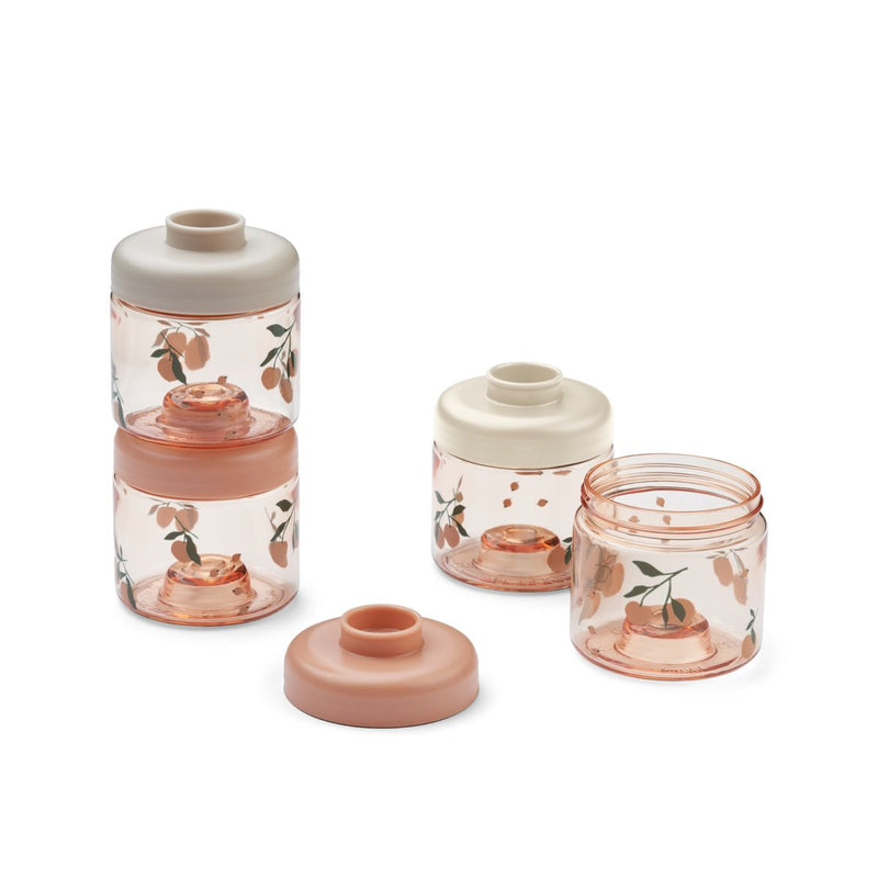 Liewood Dominique Baby Food Boxes - Peach / Sea shell - SNACKBOX