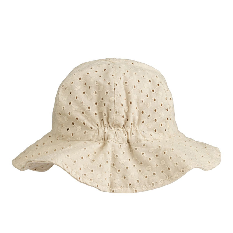 Liewood Amelia Anglaise Sun Hat - Sandy - HATS/CAP