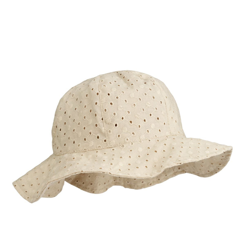 Liewood Amelia Anglaise Sun Hat - Sandy - HATS/CAP