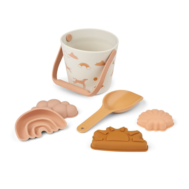 Liewood Gilma Dream Beach Set - Dream / Ecru - SAND TOYS