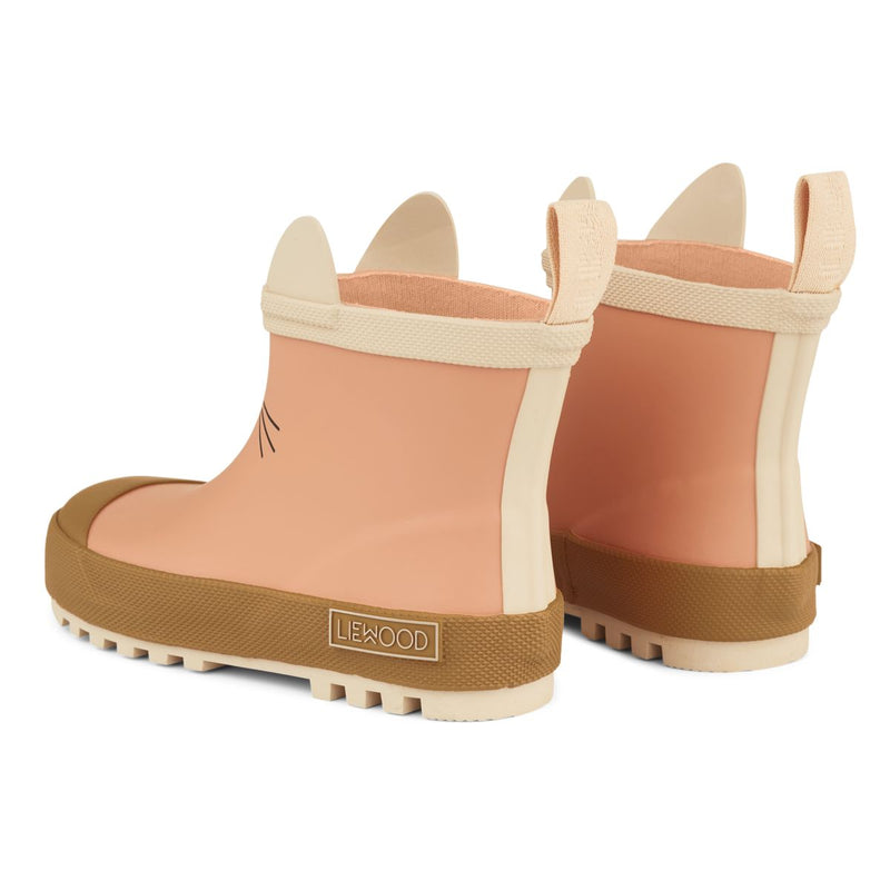 Liewood Tekla Rain Boot - Cat / Tuscany rose mix - RUBBER BOOTS