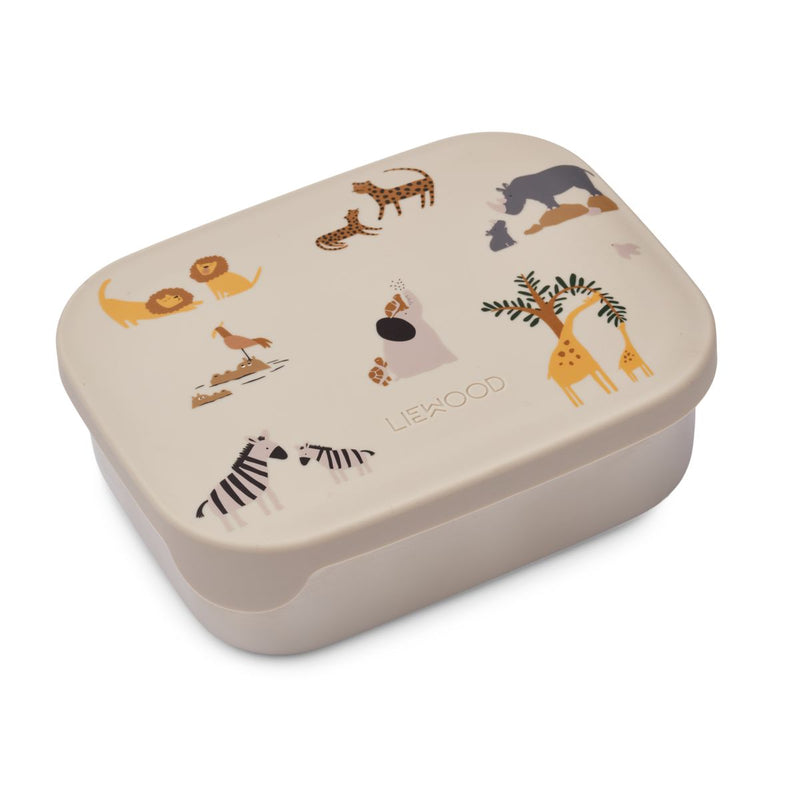 Liewood Arthur Printed Lunch Box - All together / Sandy - LUNCHBOX