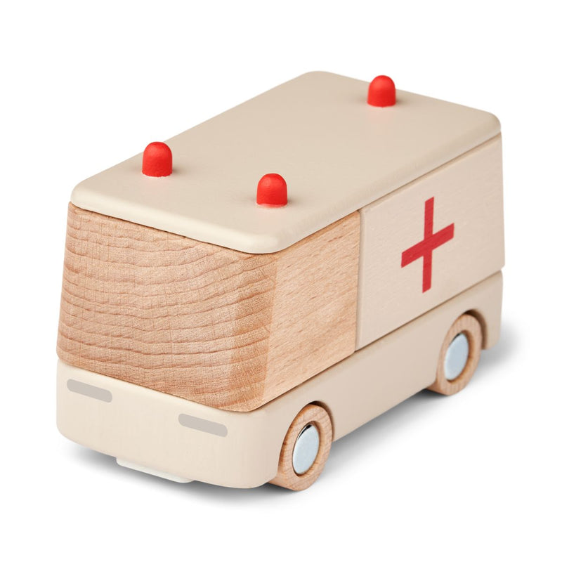 Liewood Village Ambulance - Aurora red / Sandy - MOTORICAL