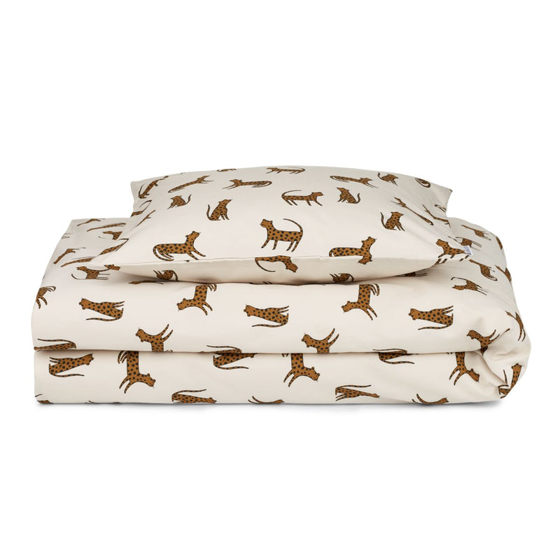 Liewood Carmen Baby Printed Bedding - Leopard / Sandy - BEDDING