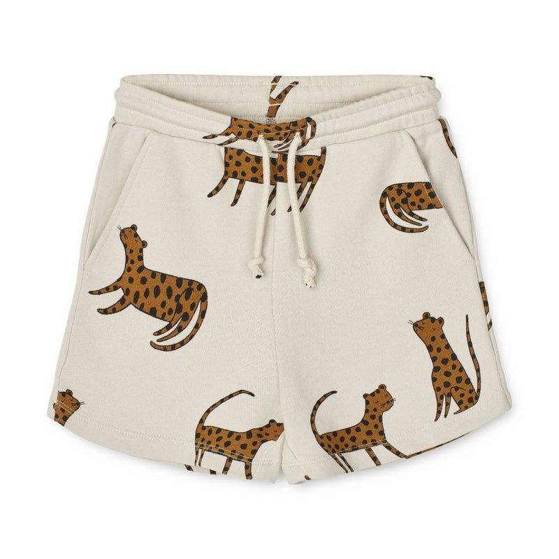 Liewood Gram Sweatshorts - Leopard / Sandy - SHORTS