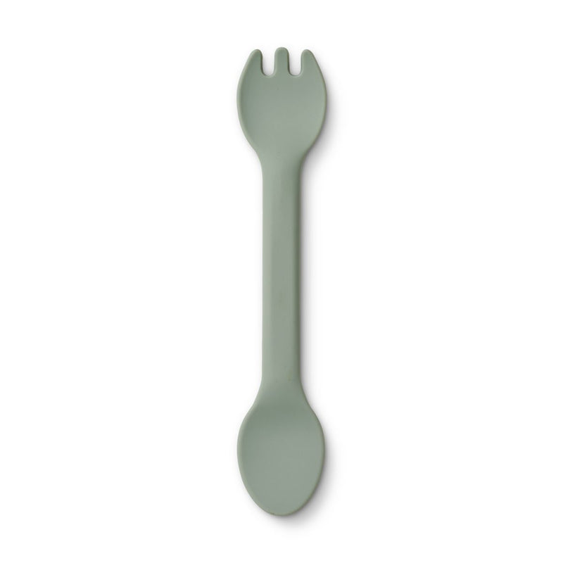 Liewood Jan silicone spork 4-pack - Faune green multi mix - CUTLERY