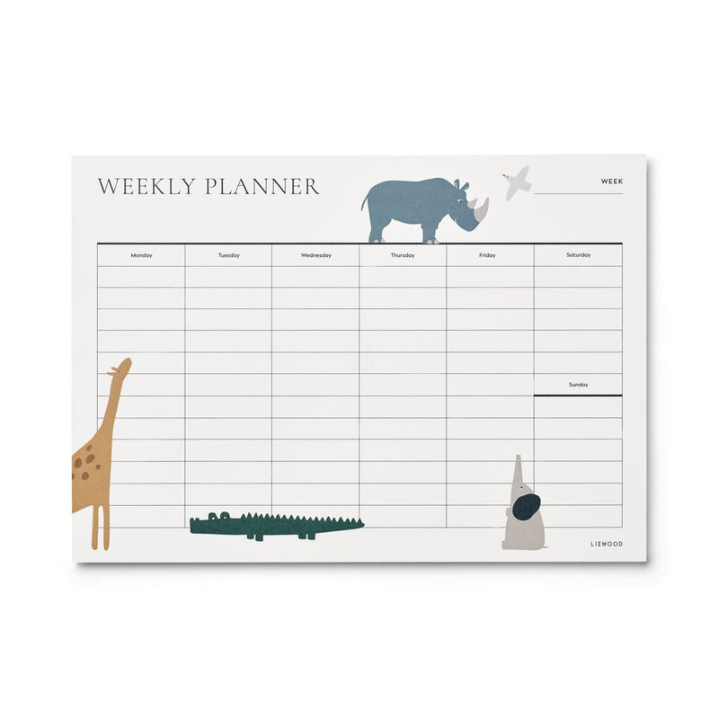 Liewood Kirby weekly planner - All together / Sandy - CALENDAR