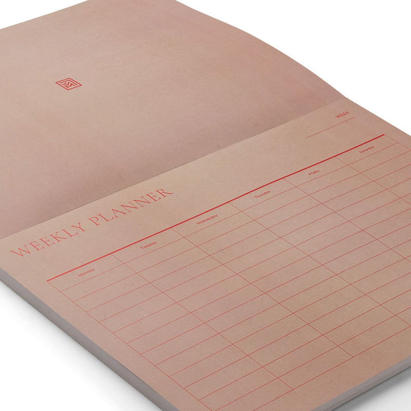 Liewood Kirby weekly planner - Pale tuscany / Apple red - CALENDAR