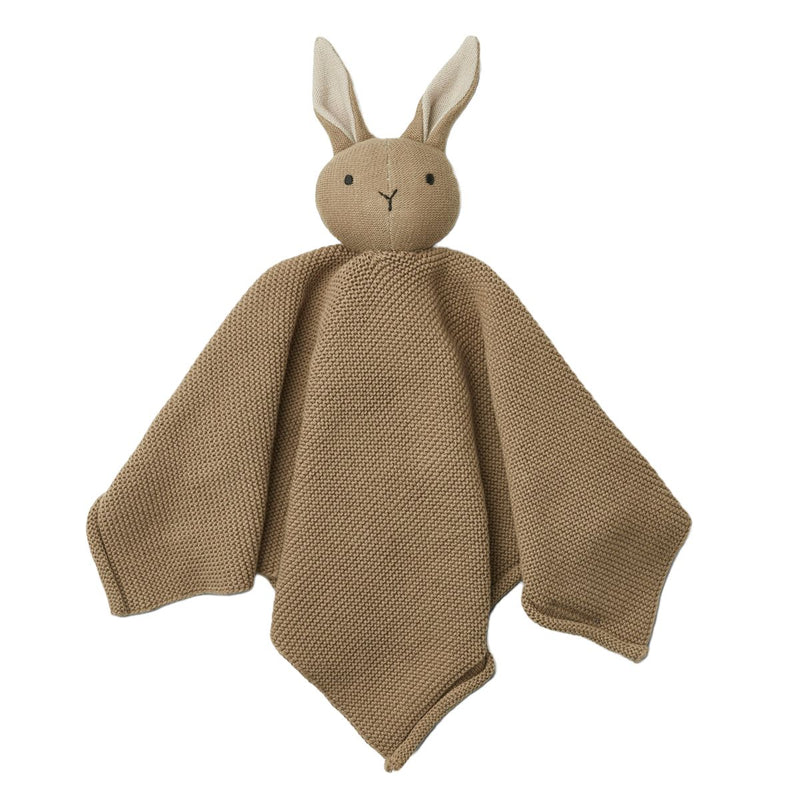 Liewood Milo Knit Cuddle Cloth - Rabbit oat - CUDDLE CLOTH