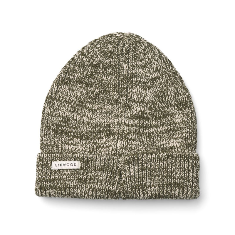 Liewood Ezra Beanie - Army brown / Sandy - HATS/CAP