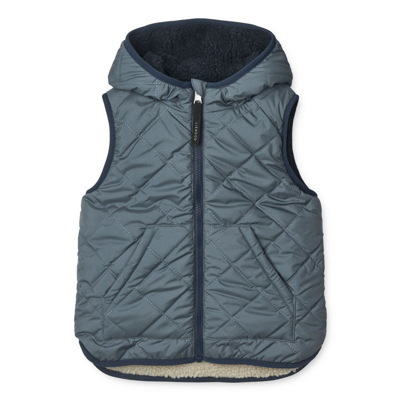 Liewood Diana Reversible Vest - Whale blue mix - VEST