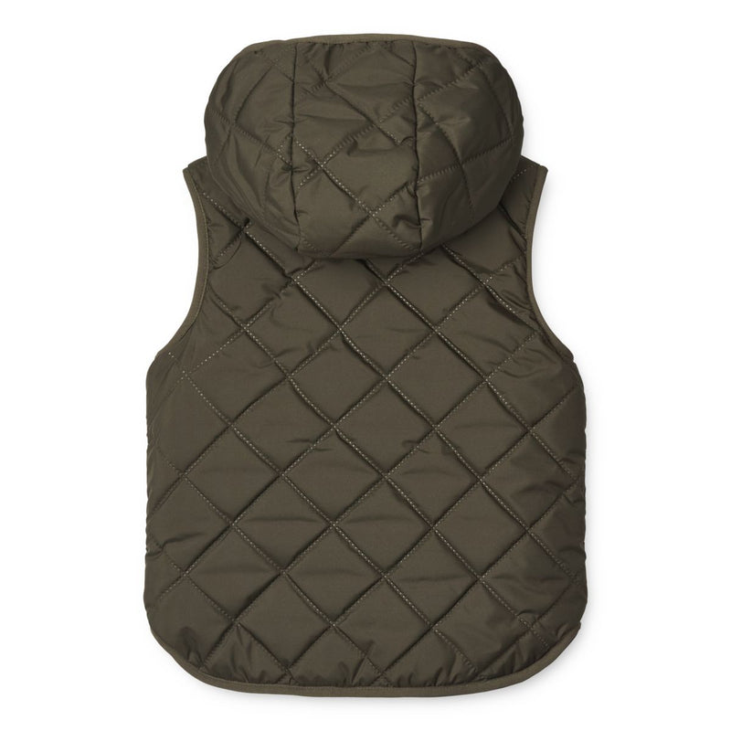 Liewood Diana Reversible Vest - Army brown mix - VEST