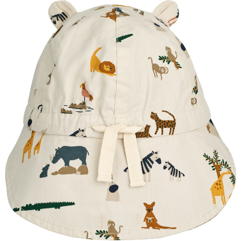 Liewood Gorm Reversible Sun Hat - All together / Sandy - HATS/CAP