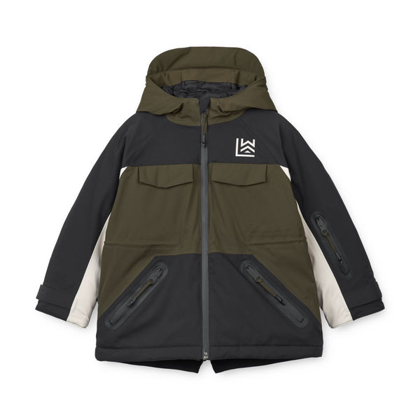 Liewood Kalle Snow Jacket - Black panther mix - JACKET