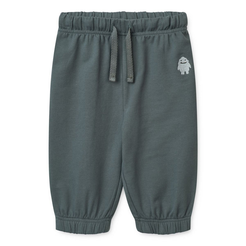 Liewood Pedro Baby Sweatpants - Whale blue - SWEATPANTS