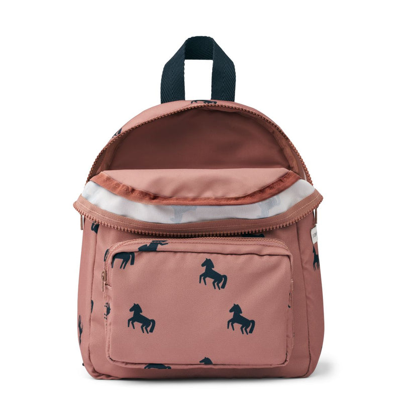 Liewood Allan Backpack - Horses / Dark rosetta - BACKPACK