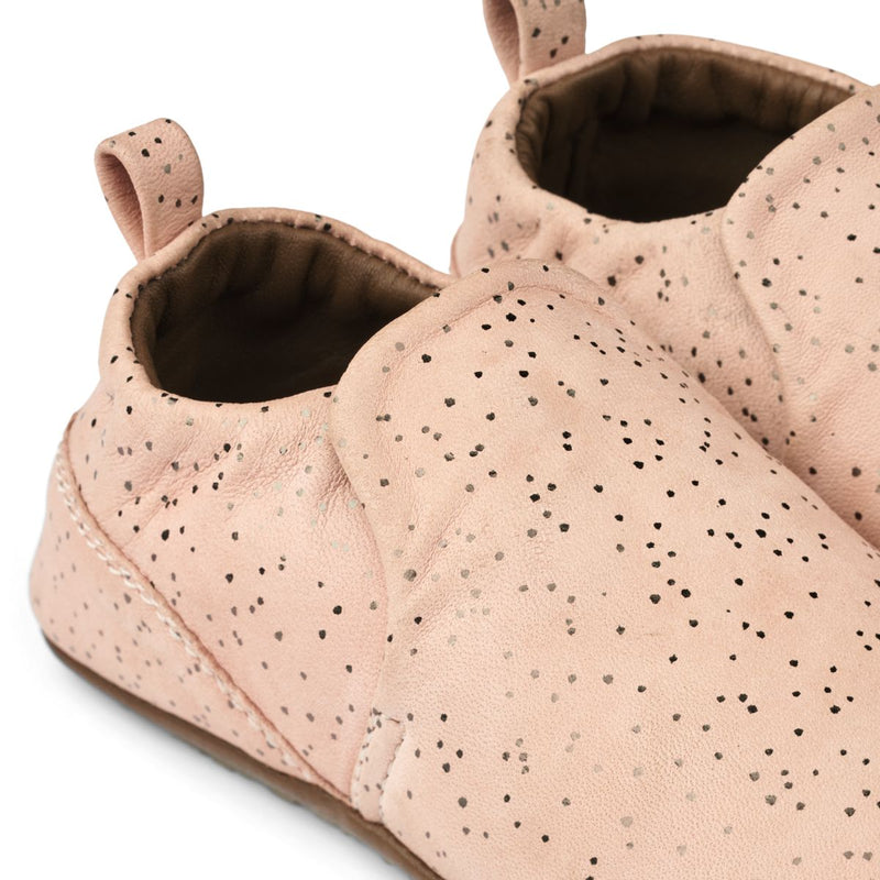 Liewood Eliot Leather Slipper - Splash dots / Pale tuscany - INDOOR SLIPPERS