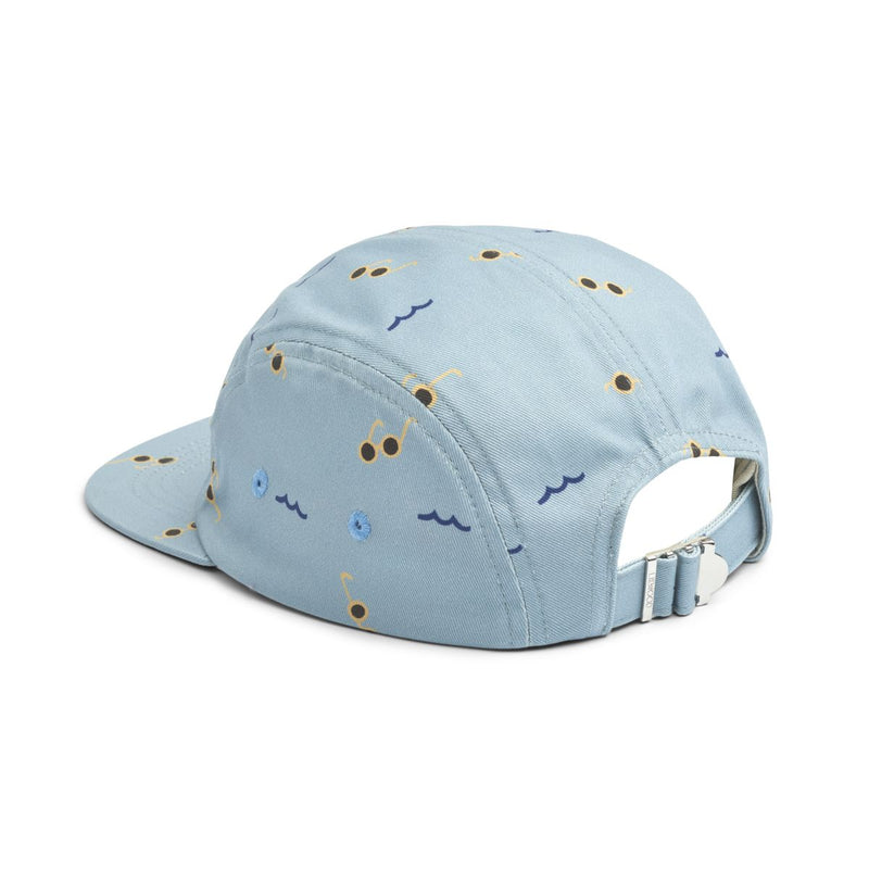 Liewood Rory Printed Cap - Sunnies / Sea blue - HATS/CAP