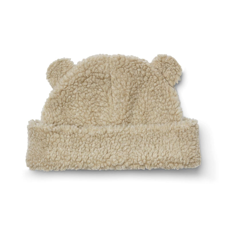 Liewood Bibi Pile beanie with ears - Mist - HATS/CAP