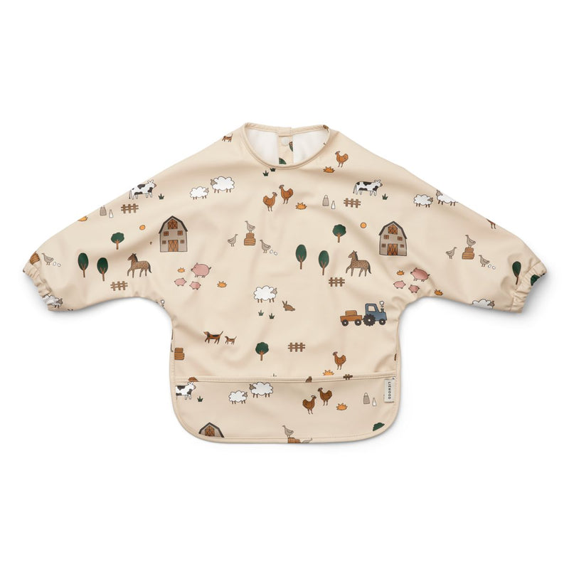 Liewood Merle Cape Bib - Farm / Sandy - CAPE BIB