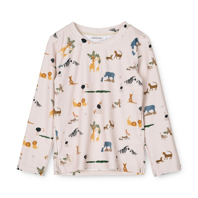 Liewood Noah Swim Tee - All together / Sandy - SWIM TEE