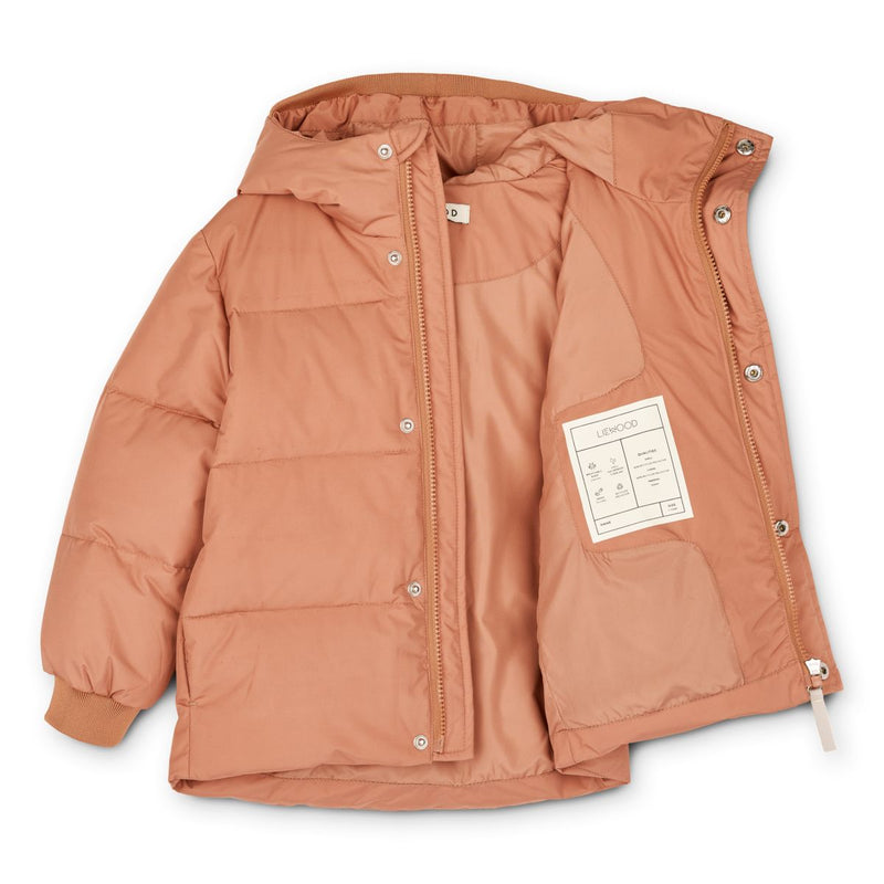 Liewood Palle Puffer Down Jacket - Tuscany rose - JACKET