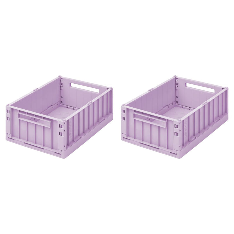 Liewood Weston Medium Storage Box 2-Pack - Light lavender - STORAGE BOX