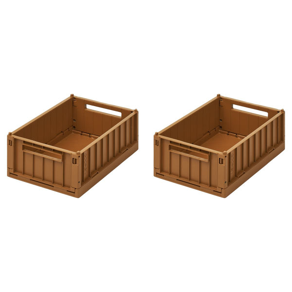 Liewood Weston Small Storage Box 2-Pack - Golden caramel - STORAGE BOX