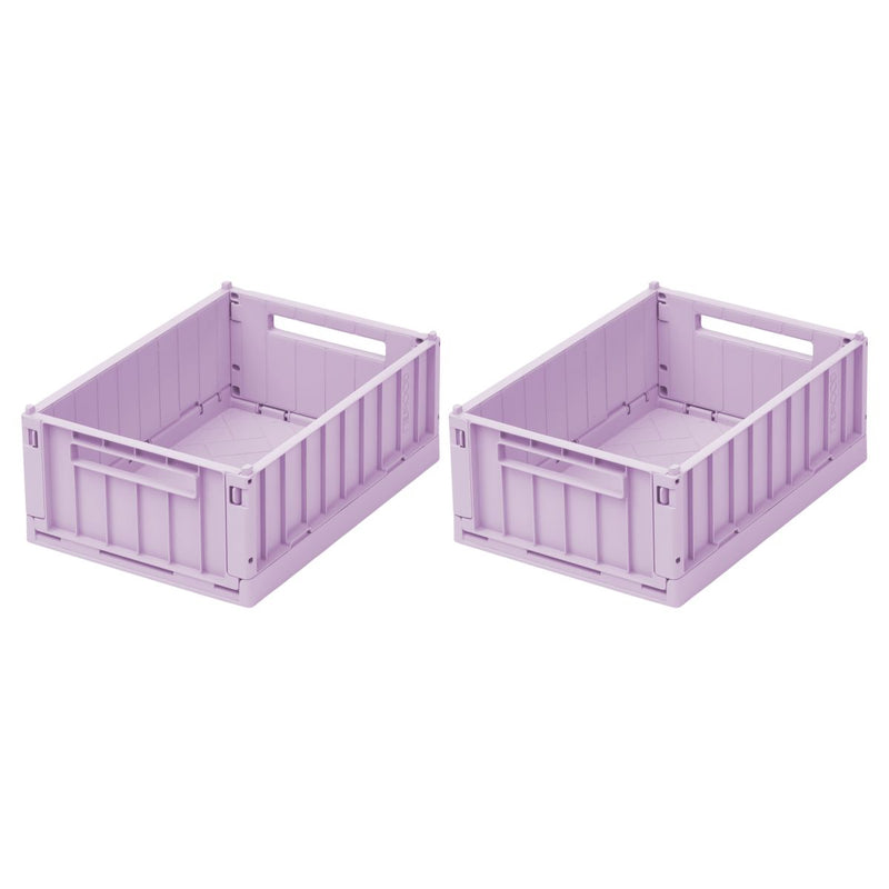 Liewood Weston Small Storage Box 2-Pack - Light lavender - STORAGE BOX