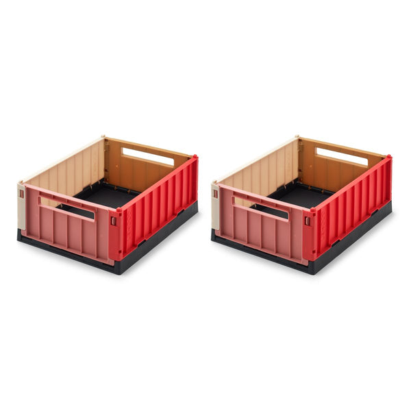 Liewood Weston Small Storage Box 2-Pack - Multi mix - STORAGE BOX