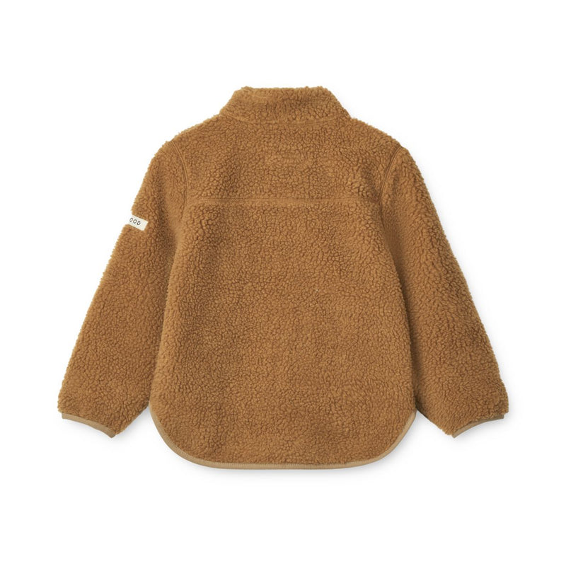 Liewood Nolan Pile Jacket - Golden caramel oat mix - JACKET